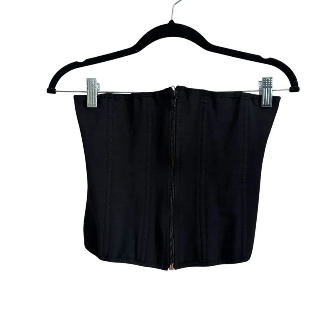 Equilibrium Black Zip Up Waist Trainer